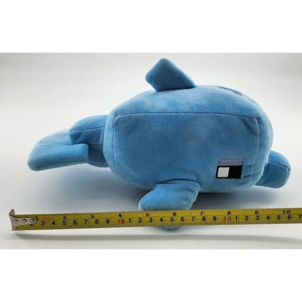 Minecraft Blue Dolphin Plush‎ Stuffed Animal Mojang Mattel 2022